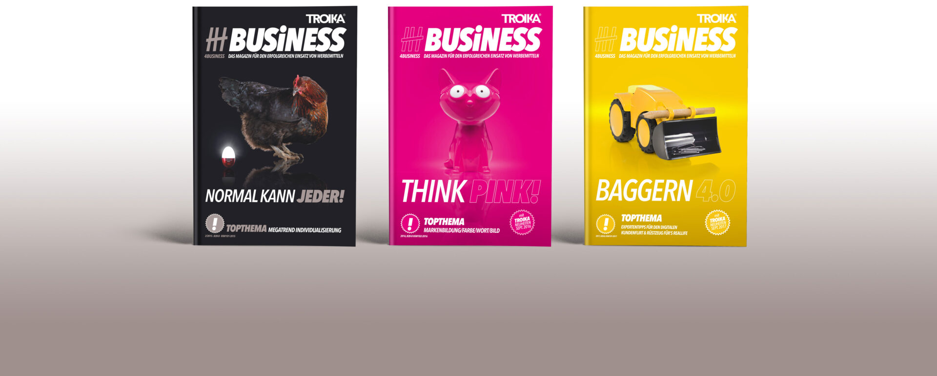 4Business - 3 Magazin-Covers