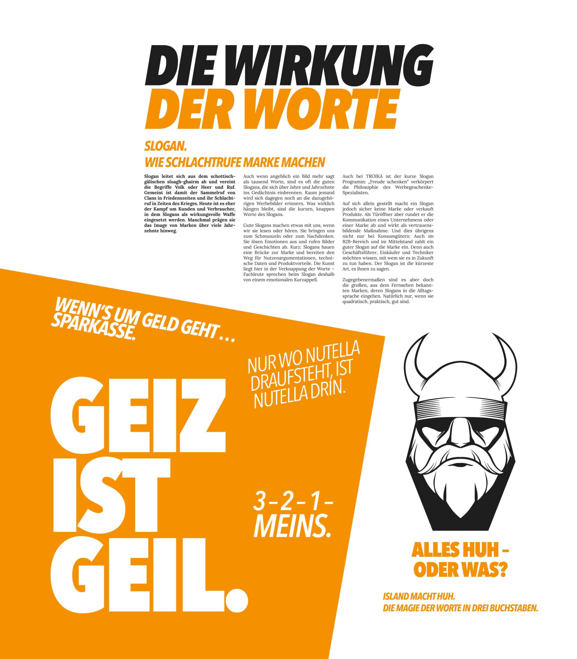 4Business Magazin-Entwurf Die Wirkung der Worte