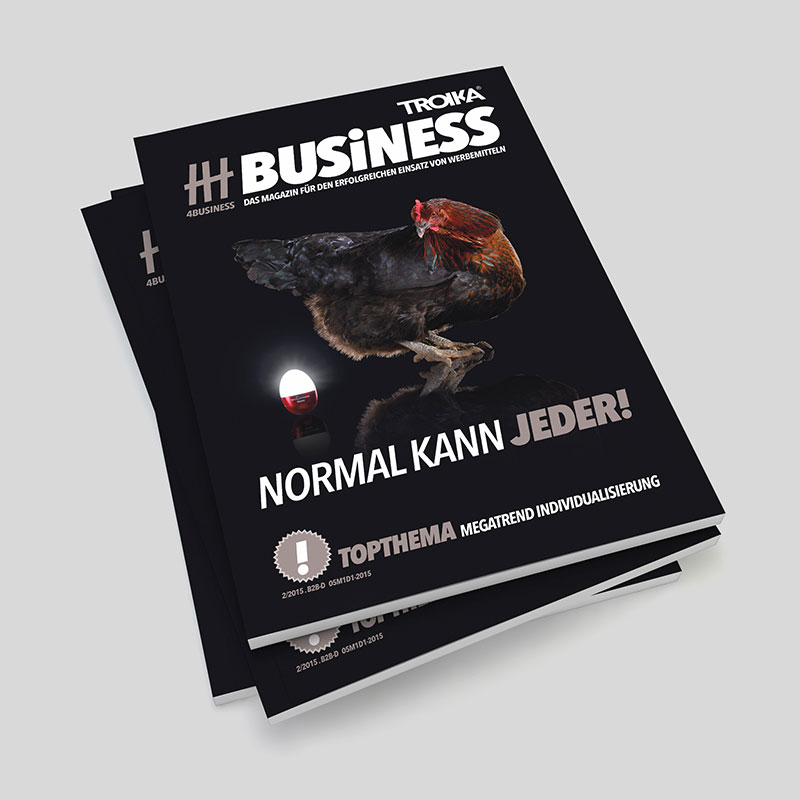 Arbeitsbeispiel Magazin 4Business